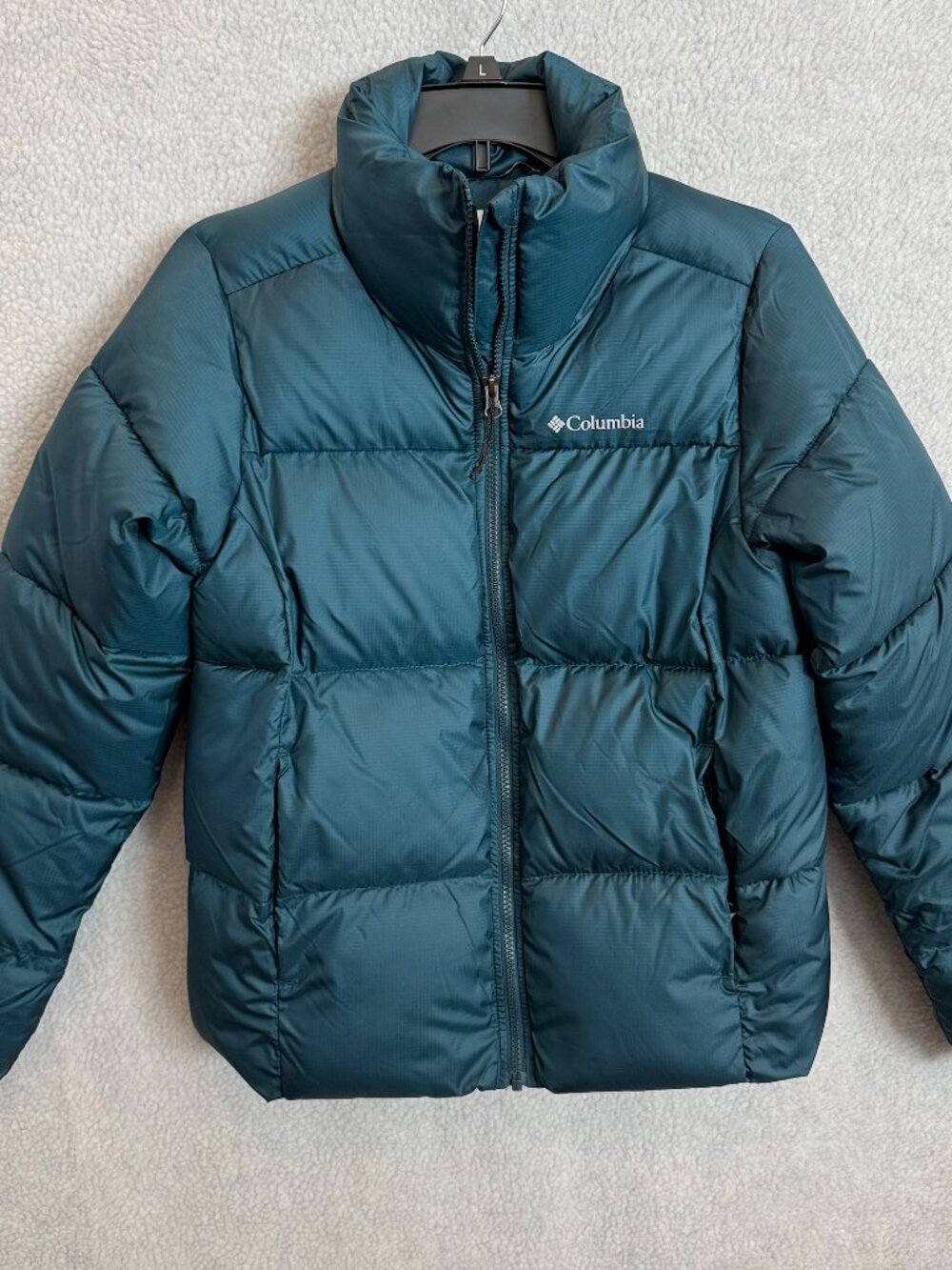 Columbia Puffect Puffer Jacket Teal Blue Women’s XS NWT
